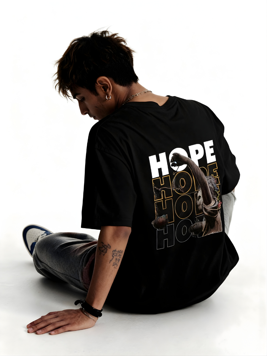 Vastr Layers of Hope Oversized Tee - 180 GSM Premium Cotton