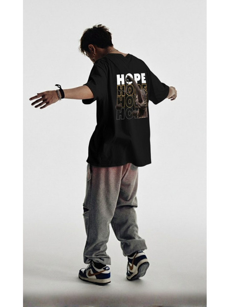 Vastr Layers of Hope Oversized Tee - 180 GSM Premium Cotton